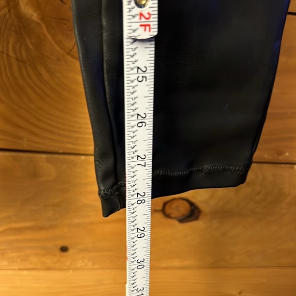 Blanket NYC Leggings 29 ankle pull on Polyurethane Viscose black shiny nightwear - Picture 3 of 8